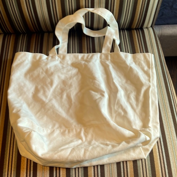 Super cute!! NWOT cat yoga cotton tote bag shoulder bag handbag - Picture 3 of 10